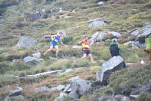 Seamus Lynch (2nd) and Timothy Johnston (1st) at the 2020 race